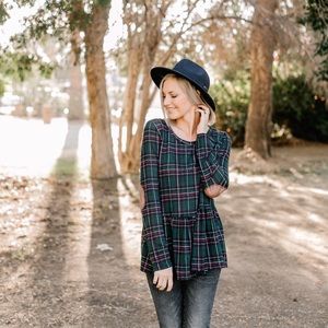 JODIFL brand new plaid lightweight sweater